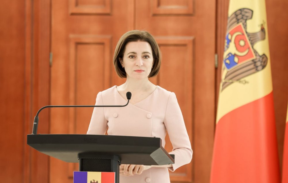 Preşedintele Republicii Moldova, Maia Sandu: 