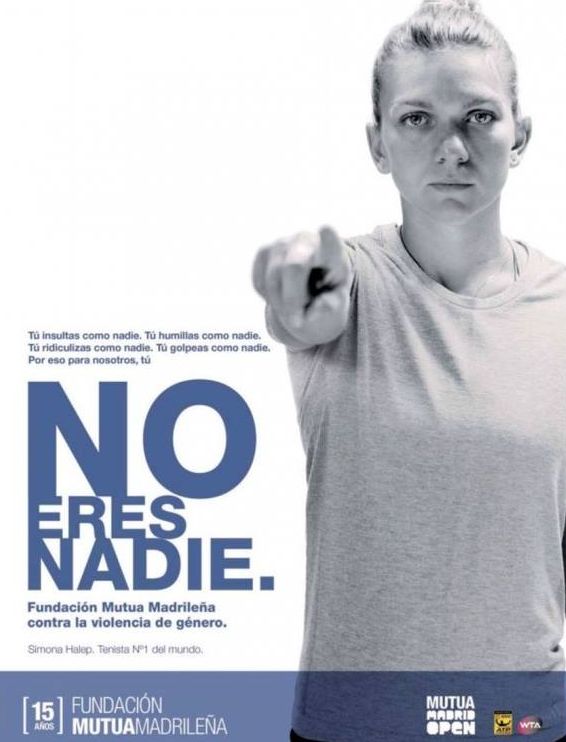 Tenis / Simona Halep, în campania împotriva violenţei bazată pe gen - teniscampanie2904-1619693505.jpg