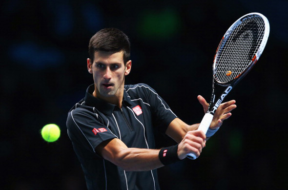Tenis: Djokovic, debut cu dreptul la Turneul Campionilor - tenisdjokovicsursanovakdjokovicc-1415691187.jpg