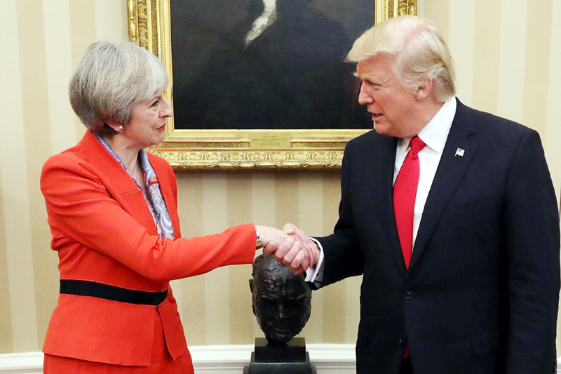 Donald Trump și Theresa May doresc  un acord bilateral 