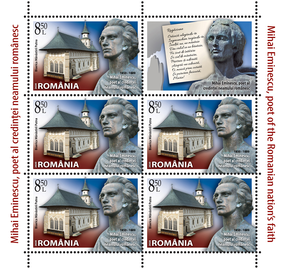 Timbre speciale cu Eminescu, Slavici şi Porumbescu, de Ziua Culturii Naţionale - timbre-1610556508.jpg