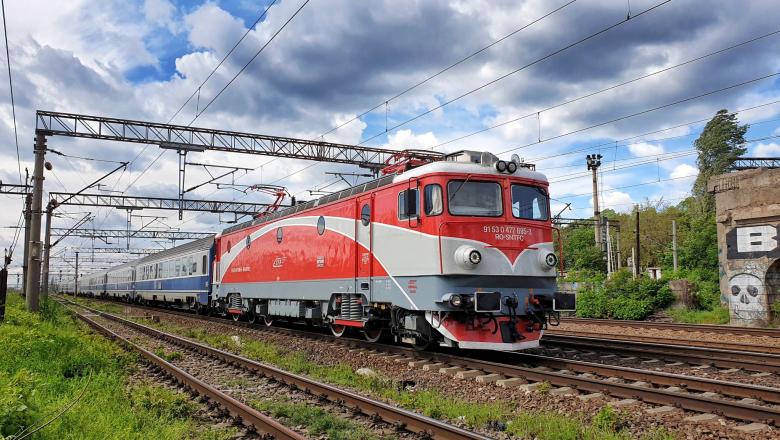 CFR Călători introduce un nou tren între Bucureşti Nord şi Constanţa, începând din 15 martie - trenvirginradioromania-1615625509.jpg