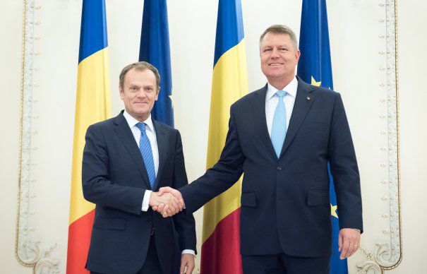 Președintele Consiliului European, Donald Tusk, primit de Klaus Iohannis - tusk-1507880150.jpg