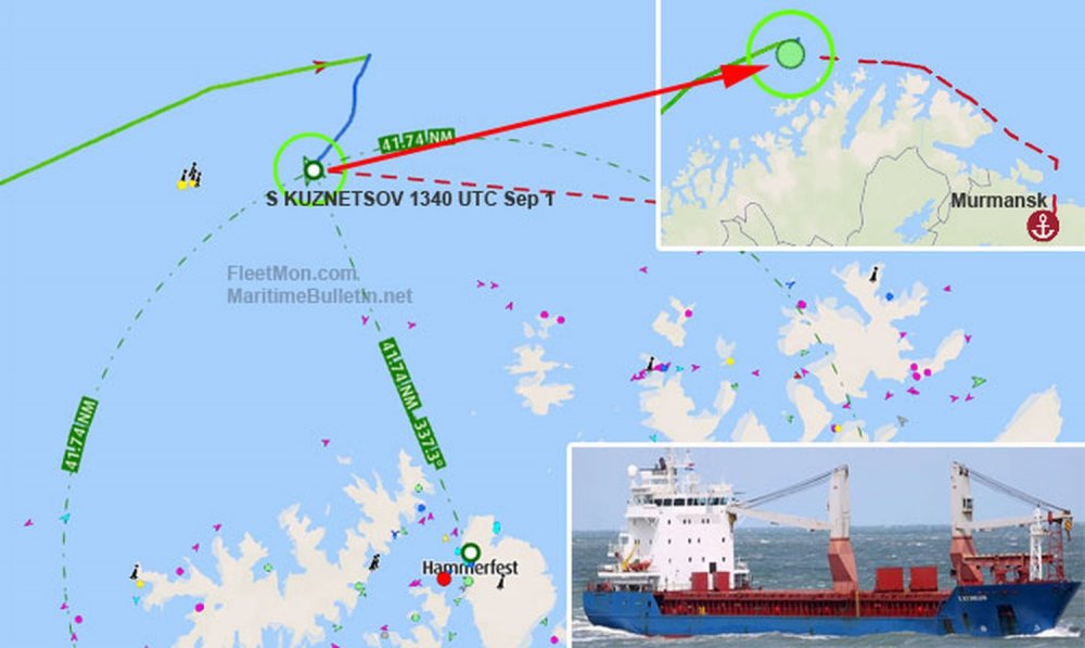 Un cargou rusesc în derivă, în Marea Barents - uncargourusescinderiva-1662105255.jpg