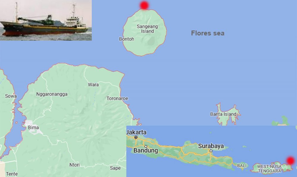Un cargou s-a scufundat în apele Indoneziei - uncargousascufundatinapeleindone-1652004808.jpg