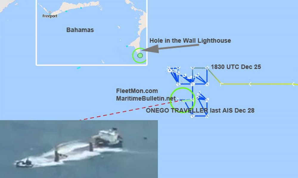 Un cargou s-a scufundat pe coasta Bahamasului - uncargousascufundatpecoastabaham-1672749296.jpg