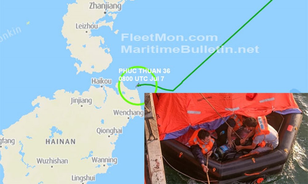 Un cargou vietnamez s-a scufundat. Echipajul a fost salvat - uncargouvietnamezsascufundatechi-1626020247.jpg