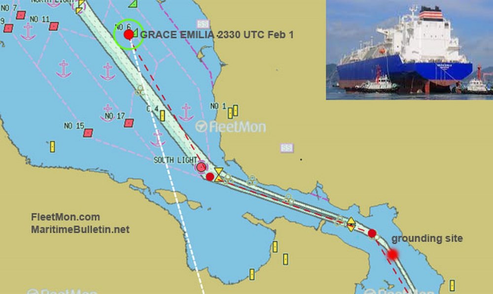 TRAGEDIE PE MARE - Un tanc LNG a eșuat în Canalul Suez - untanclngaesuatincanalulsuez-1675592884.jpg