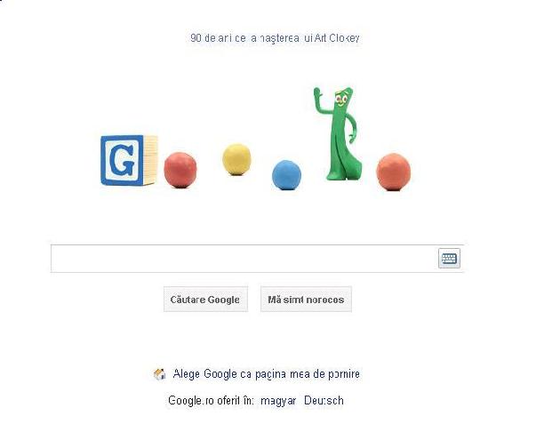 Logo Google dedicat creatorului păpușii Gumby - untitled-1318401761.jpg