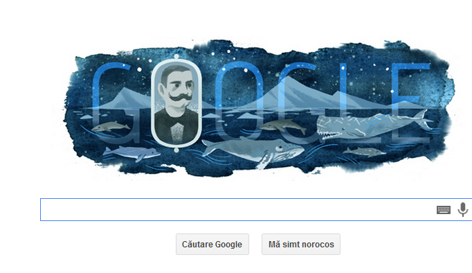 Logo Google dedicat savantului Emil Racoviță - untitled-1384502950.jpg