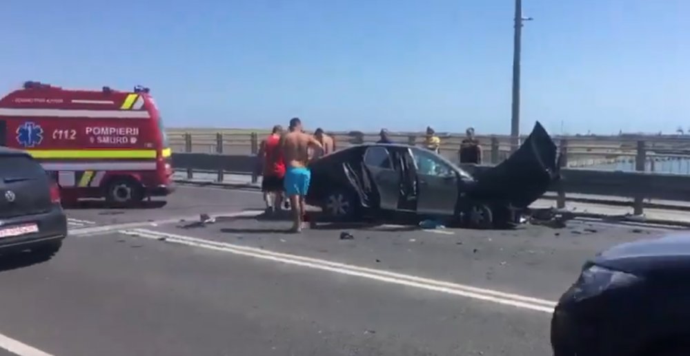 VIDEO. Accident cu patru victime, pe Podul Agigea! Intervine SMURD-ul! - untitled-1565254274.jpg