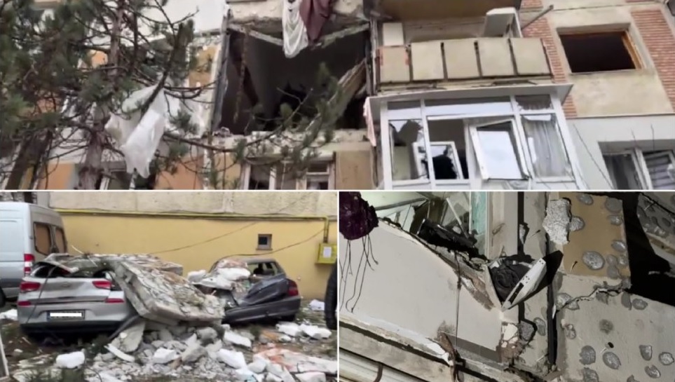 Patru răniţi şi distrugeri masive după o explozie într-un bloc. Locul arată ca după bombardament - untitled-1670224820.jpg
