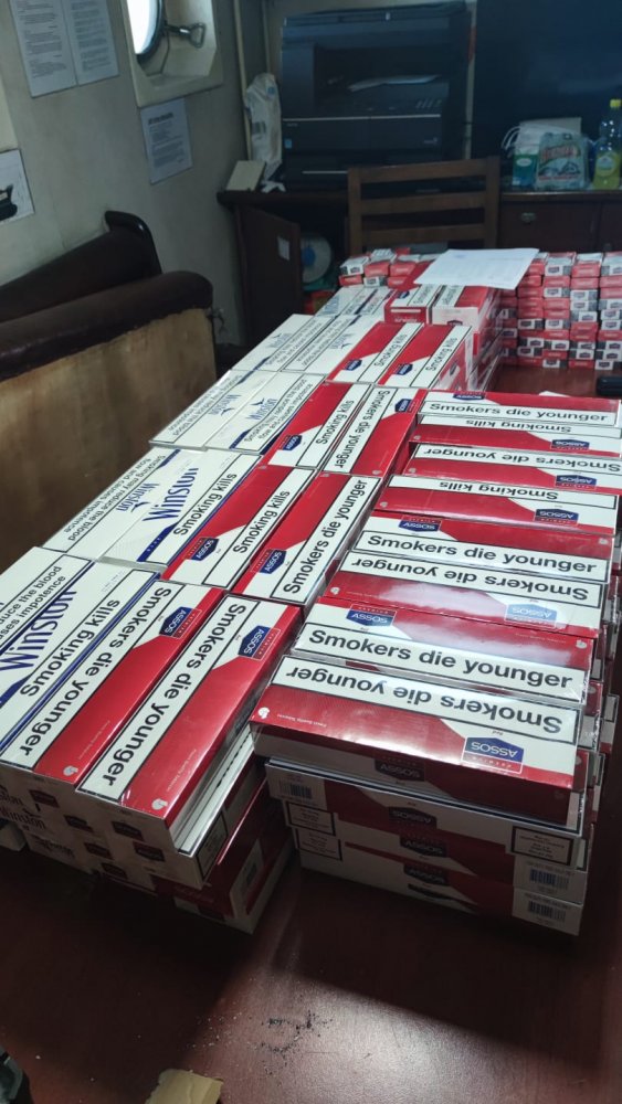 Vameșii din portul Constanța au confiscat 30.400 de țigarete de pe o navă - vamesiidinportulconstantaauconfi-1645729480.jpg