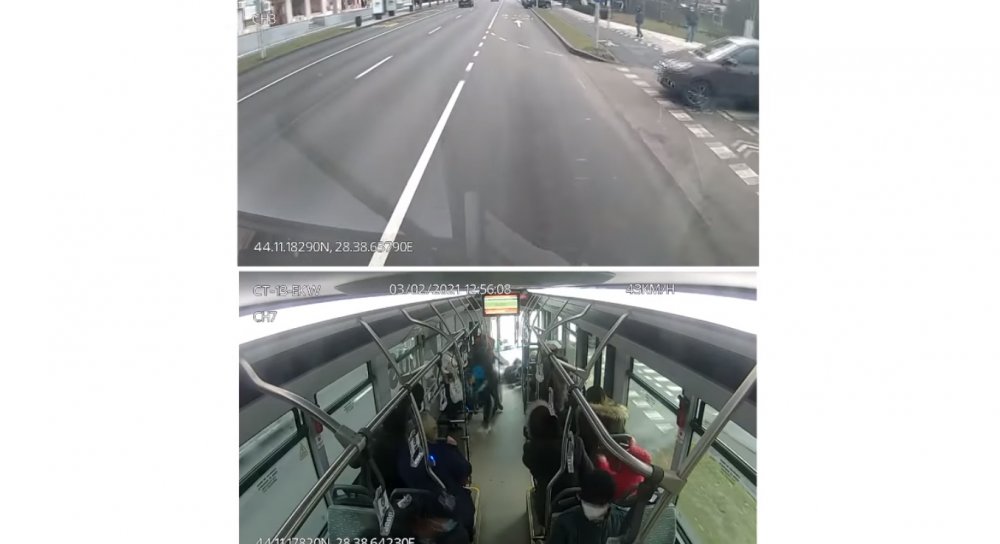 VIDEO. Imagini de groază dintr-un autobuz CT BUS. O femeie, rănită - video-1613391339.jpg