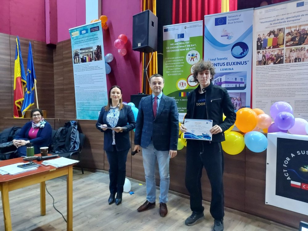 Premiul I pentru proiectul Liceului ”Nicolae Bălcescu” din Medgidia, la Competiția ”Made for Europe” - x-premiul-i-1680434851.jpeg
