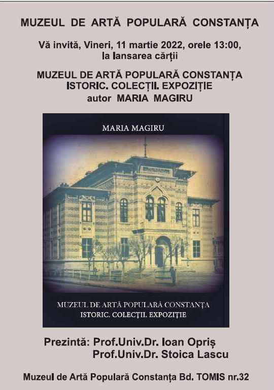 Eveniment editorial la Muzeul de Artă Populară. Se lansează monografia instituției - xlansaremagiru-1646927242.jpg