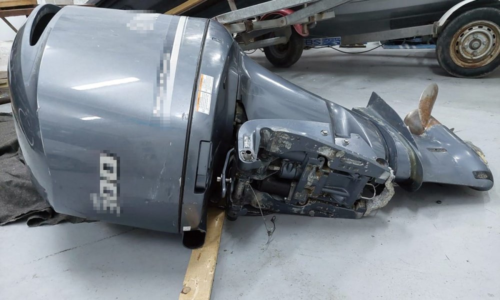 Motor de barcă, căutat de autoritățile din Franța, descoperit de polițiștii de frontieră - xmotordebarca1-1642508555.jpg