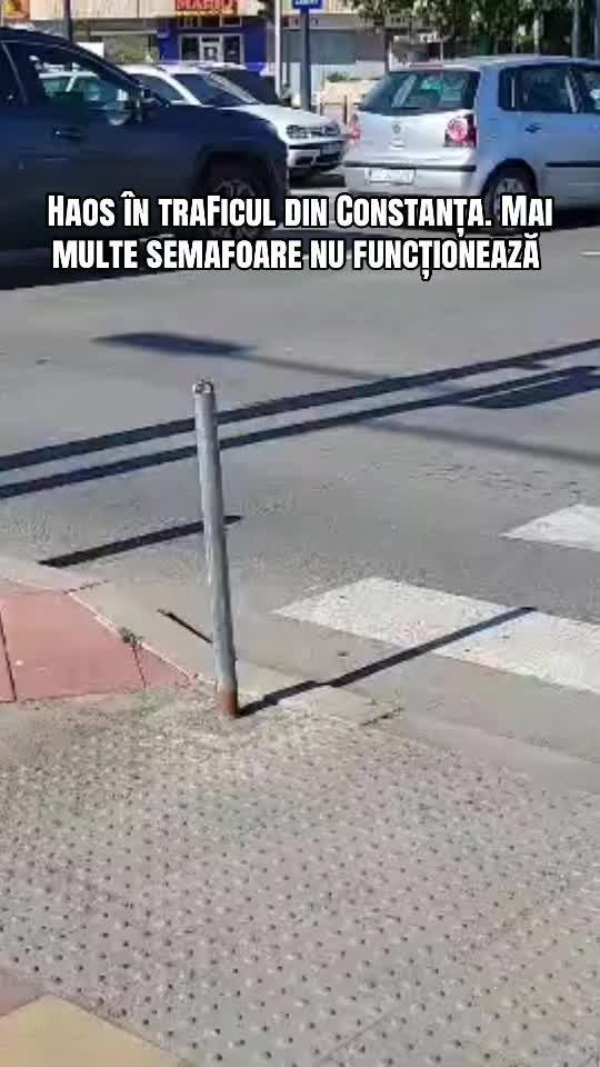 Haos în traficul din Constanța. Mai multe semafoare din oraș nu funcționează