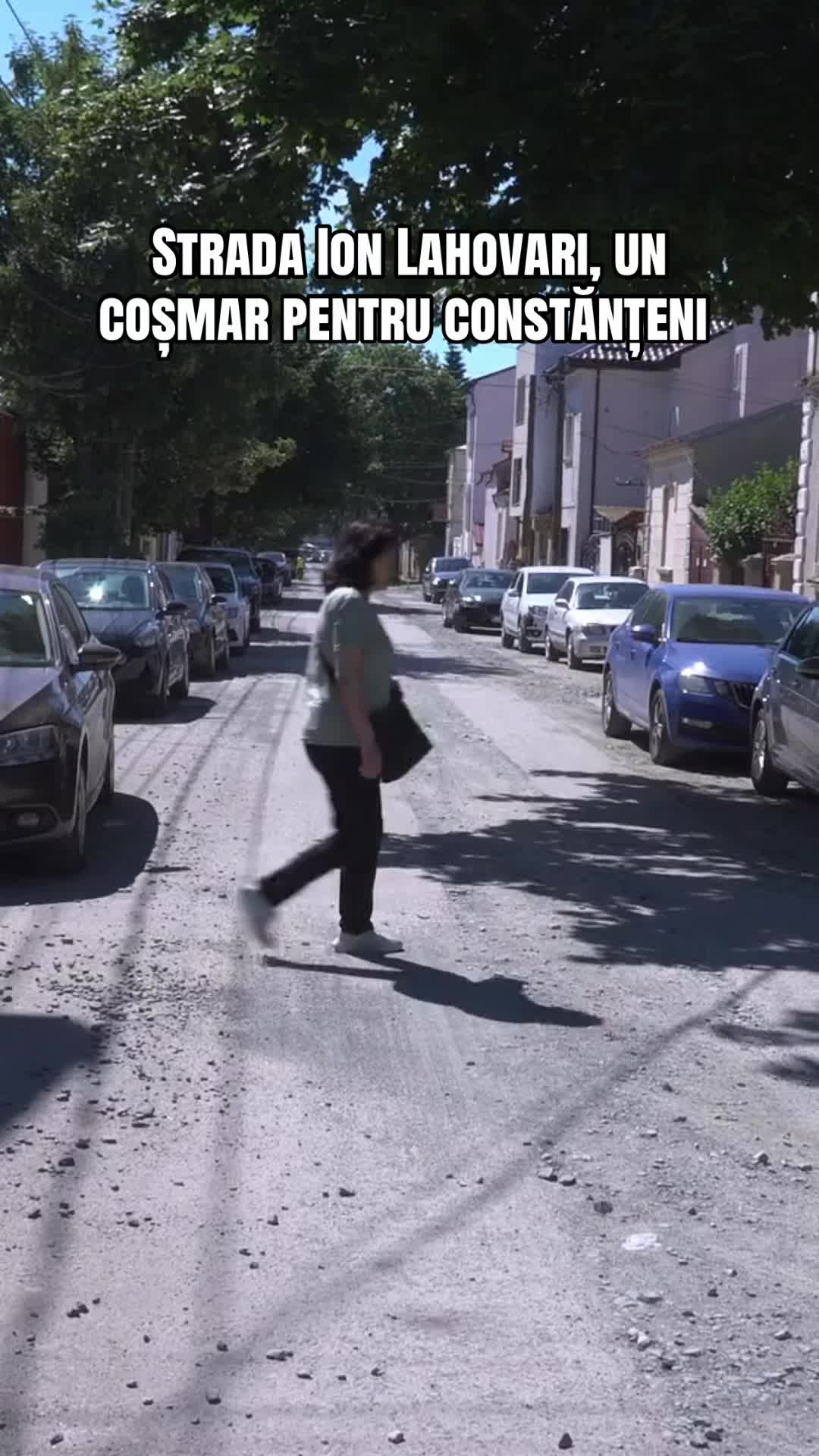 Coșmarul de pe strada Ion Lahovari continuă. Locuitorii așteaptă de aproape un an sfârșitul șantierului