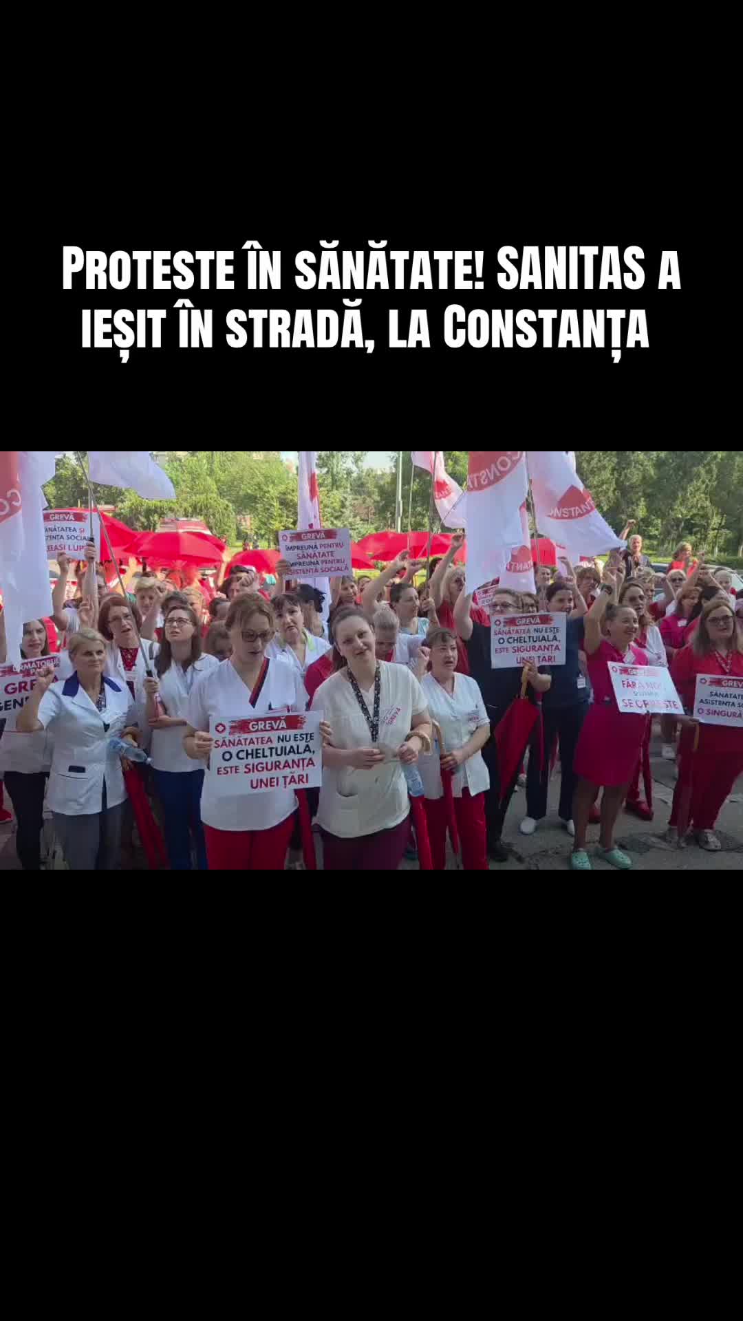 Pacienții așteaptă de aproape două ore pe holurile Spitalului Județean Constanța, din cauza protestului SANITAS